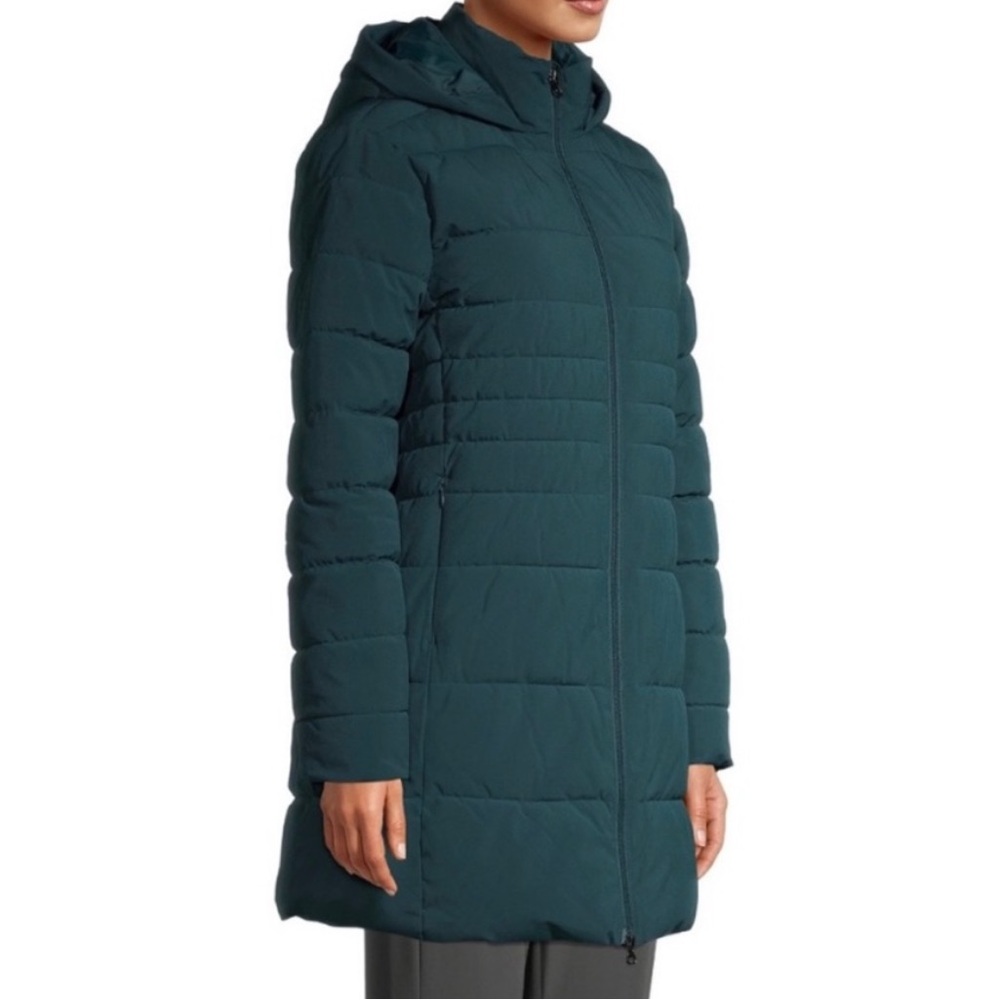Swiss Tech Hooded Green Quilted Puffer Jacket, Size Small (4-6) - Picture 3 of 17